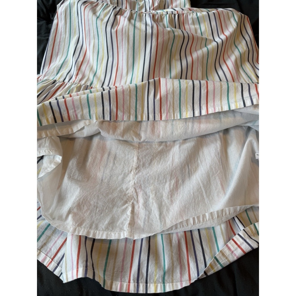 J Crew Candy Striped Full Length Fit & Flare Sundress With Pockets S/M - Picture 7 of 12